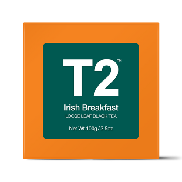 T2 Irish Breakfast Loose Leaf Gift Cube 100g - Twin Flame Collections