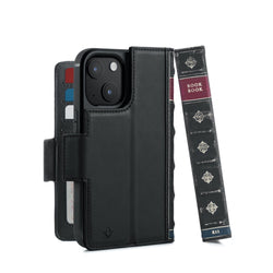 Twelve South - BookBook for iPhone 13 - Black - Twin Flame Collections