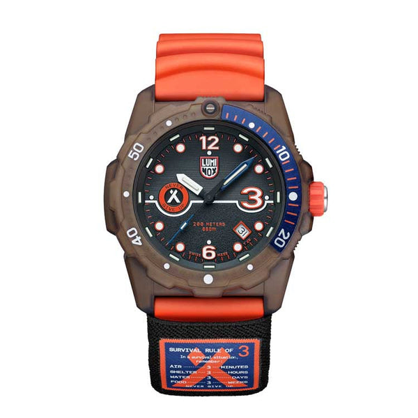 Luminox Bear Grylls X #TIDE Recycled Ocean Material Rule of 3 Men's Watch - Twin Flame Collections