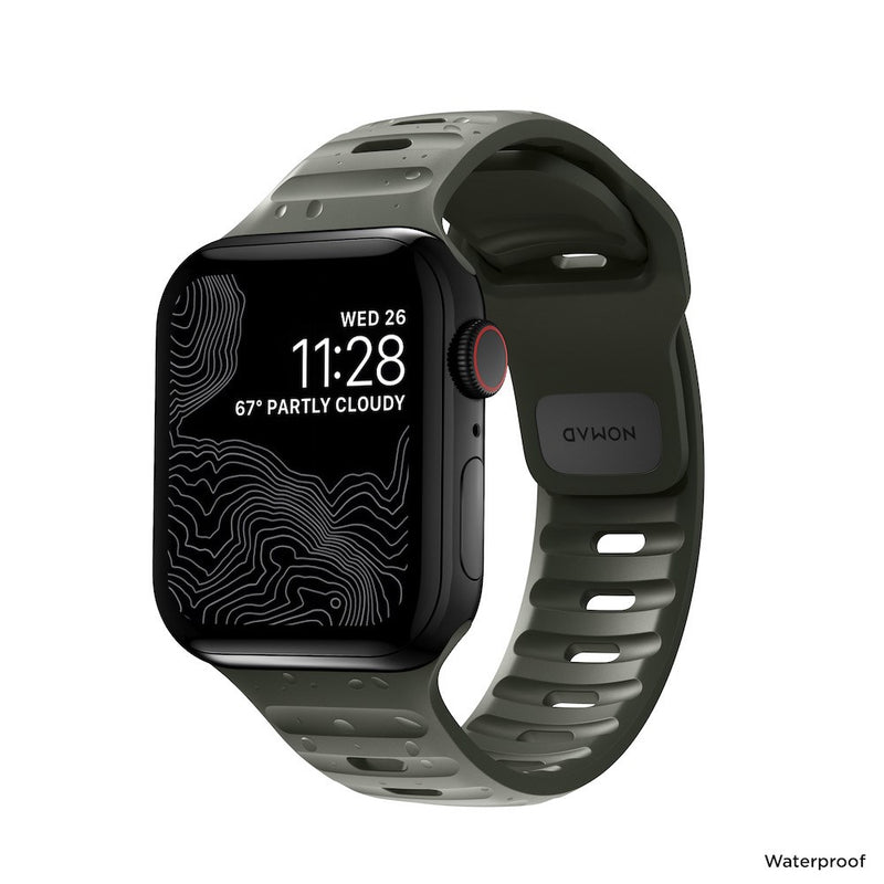 Nomad - Sport Band for Apple Watch 40/41mm - Ash Green
