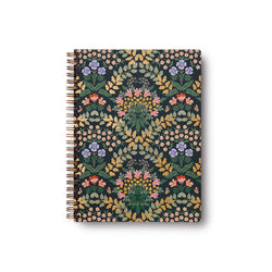 Rifle Paper Co - Spiral Notebook - Ruled - A5 - Bramble Scallop