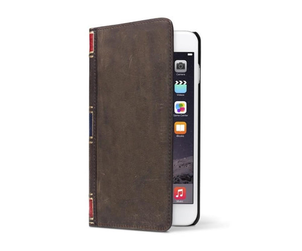 Twelve South - BookBook for iPhone 6/6s Plus - Brown - Twin Flame Collections