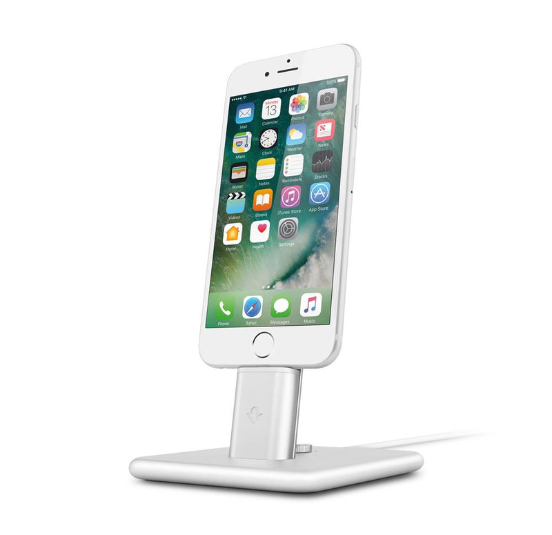 Twelve South - HiRise Deluxe 2 for iPhone/iPad - Silver - Twin Flame Collections