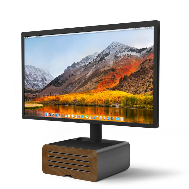Twelve South - HiRise Pro for iMac and Display - Gunmetal - Twin Flame Collections