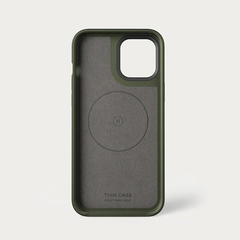 Moment - Thin Case with MagSafe - iPhone 12 Pro Max - Olive Green - Twin Flame Collections