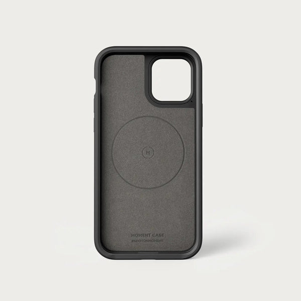 Moment - Case with MagSafe - iPhone 12 Pro Max - Black Canvas - Twin Flame Collections