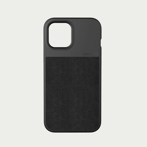 Moment - Case with MagSafe - iPhone 12 Pro Max - Black Canvas - Twin Flame Collections