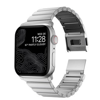 Nomad - Aluminium Band for Apple Watch 45/49 mm - Silver