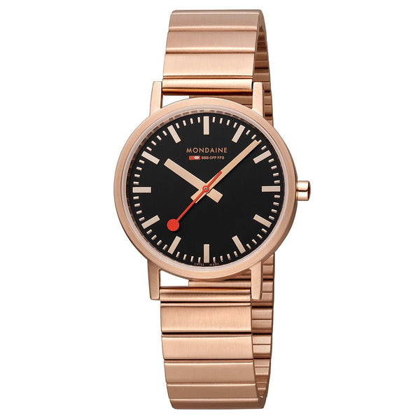 Mondaine Official Classic Rose Gold Watch 36mm - A660.30314.16SBR - Twin Flame Collections