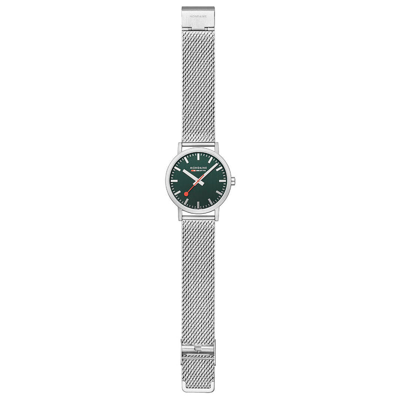 Mondaine Official Swiss Railways Classic Forest Green 40mm Watch - Twin Flame Collections