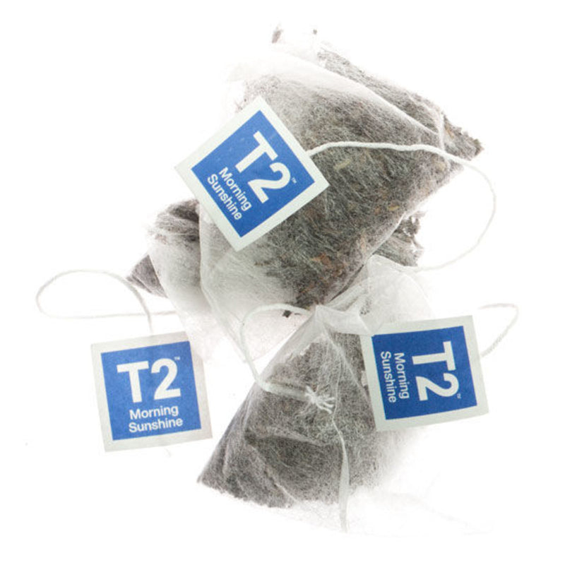 T2 Morning Sunshine Teabag Gift Cube 25pk - Twin Flame Collections