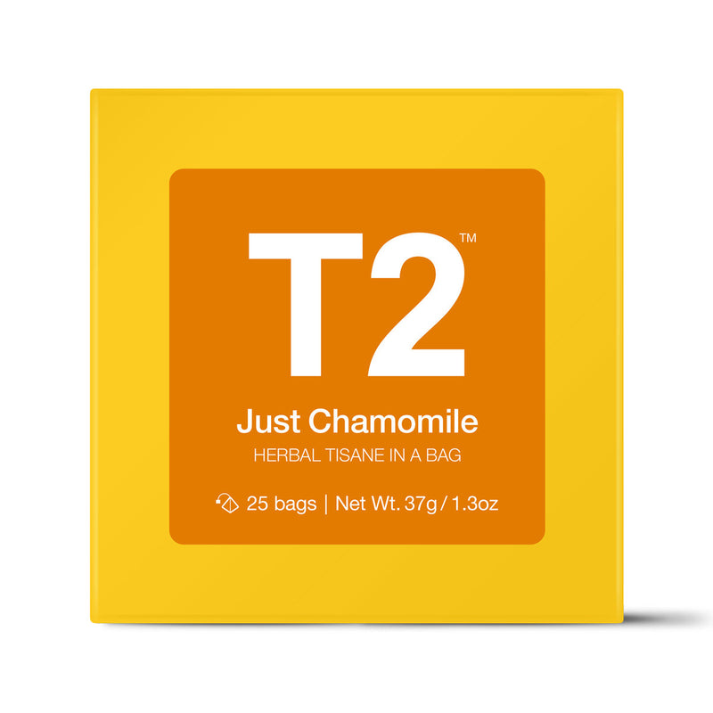 T2 Just Chamomile Teabag Gift Cube 25pk - Twin Flame Collections