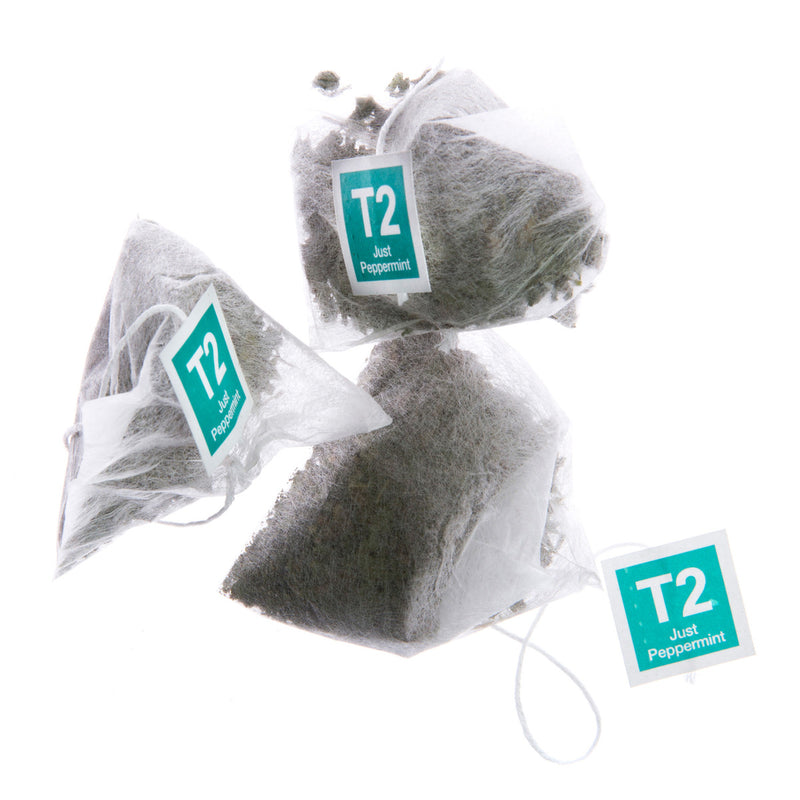 T2 Just Peppermint Teabag Gift Cube 25pk - Twin Flame Collections