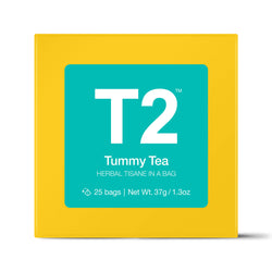T2 Tummy Tea Teabag Gift Cube 25pk - Twin Flame Collections