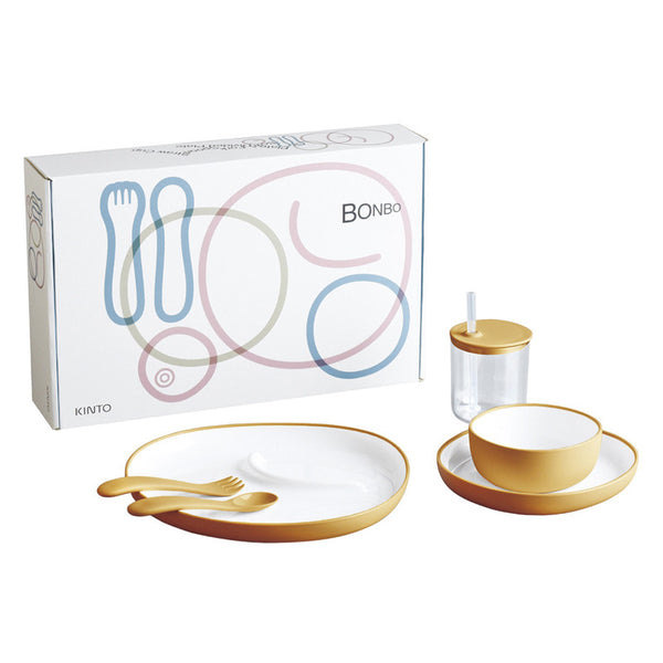 KINTO - BONBO - CHILDREN'S TABLEWARE SET OF 6 - Twin Flame Collections