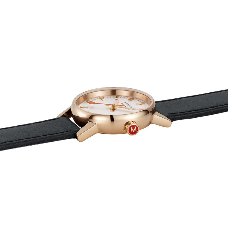 Mondaine Official Swiss Railways Evo2 30mm Rose Gold Watch - Twin Flame Collections