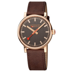 Mondaine Official Swiss Railways Evo2 40mm Rose Gold Watch - Twin Flame Collections