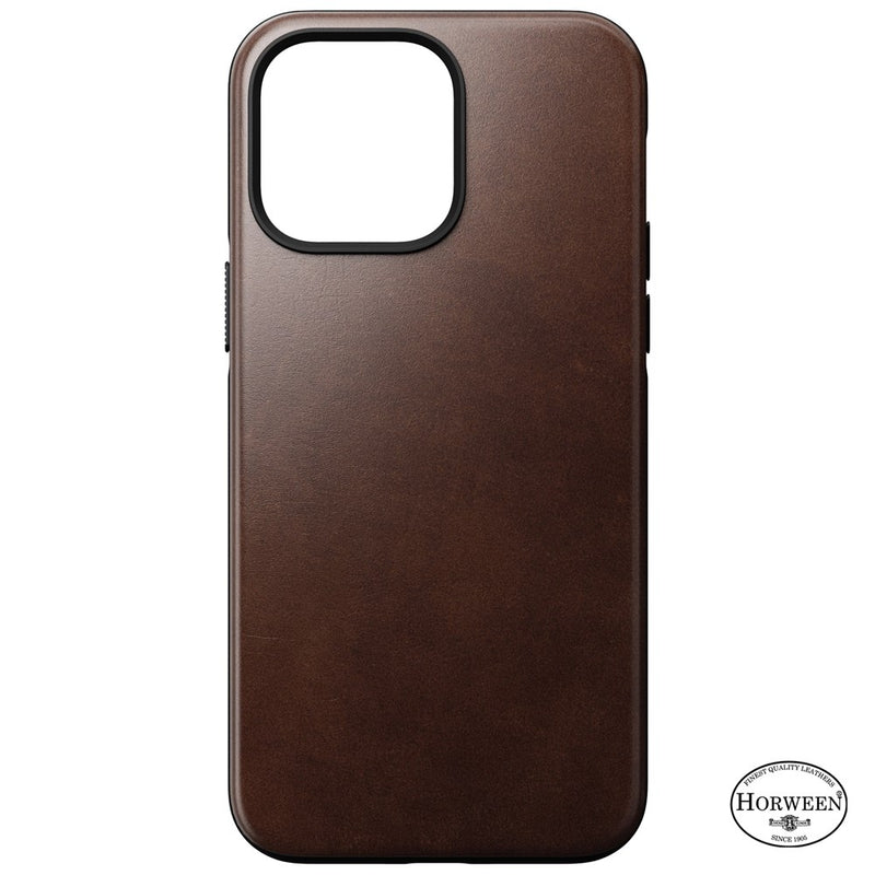 Nomad - Modern Horween Leather Case - iPhone 14 Pro Max - Twin Flame Collections