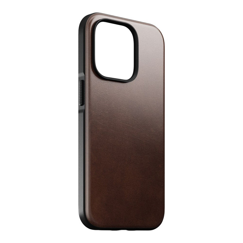 Nomad - Modern Horween Leather Case - iPhone 14 Pro - Twin Flame Collections