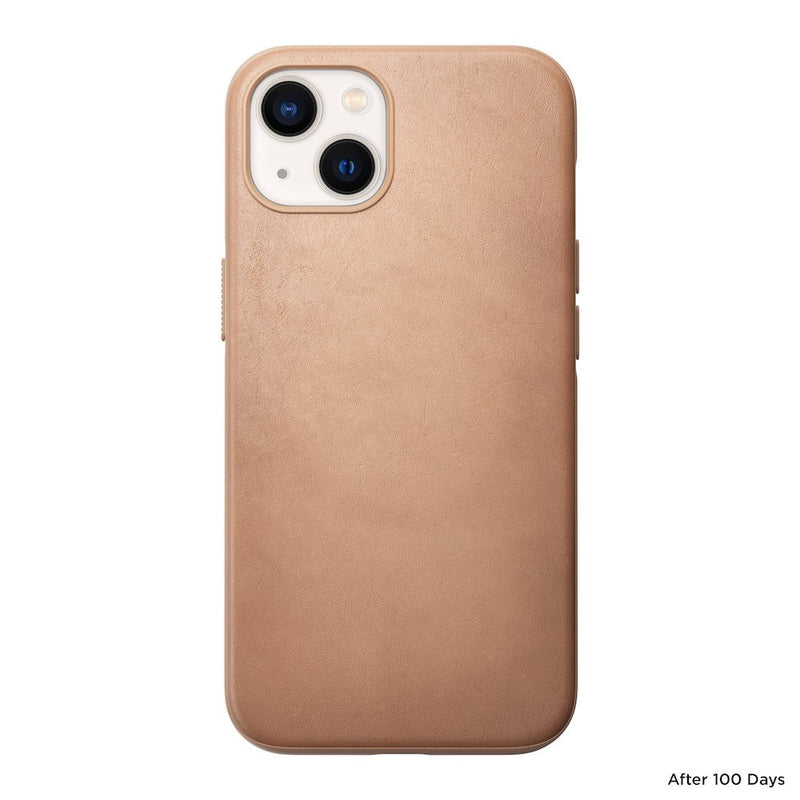Nomad - Modern Leather Case - iPhone 13 - Natural - Twin Flame Collections