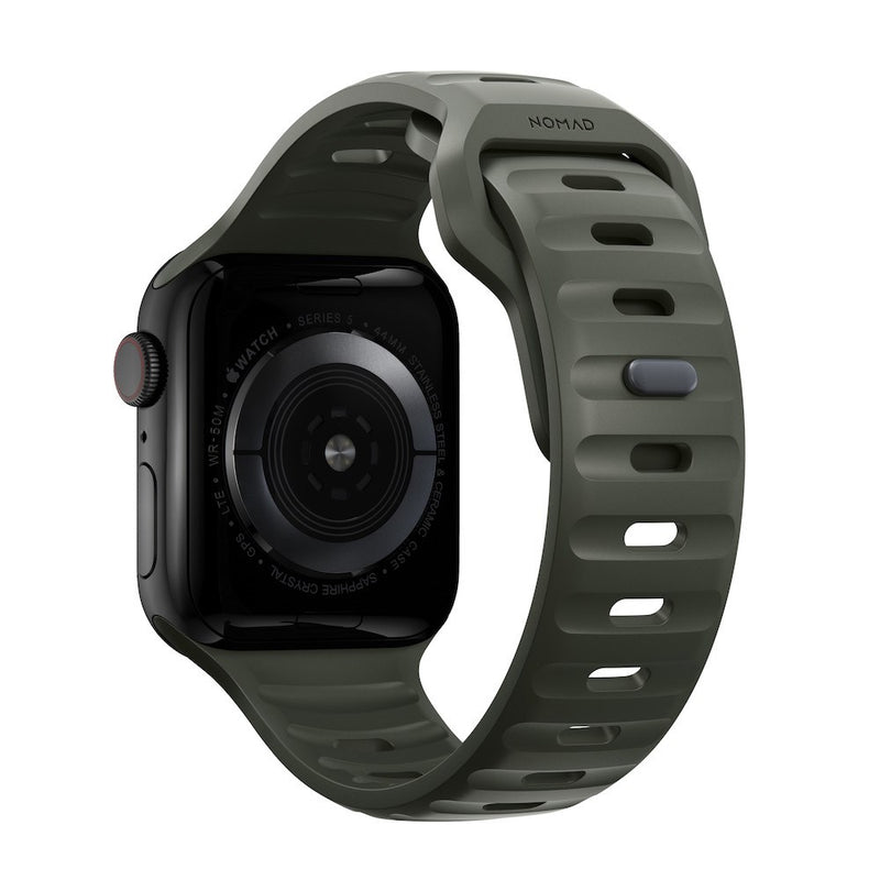 Nomad - Sport Strap for Apple Watch 42/44/45mm - Ash Green - Twin Flame Collections