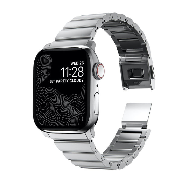 Nomad - Stainless Steel Band for Apple Watch 40/41mm - Silver