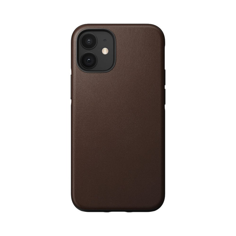 Nomad - Leather Case - Rugged - iPhone 12 Mini - Brown - Twin Flame Collections