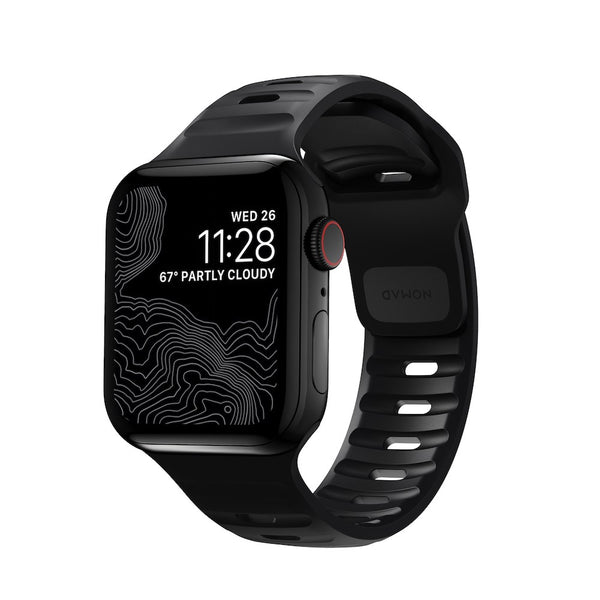 Nomad - Sport Strap for Apple Watch 38/40mm - Black - Twin Flame Collections