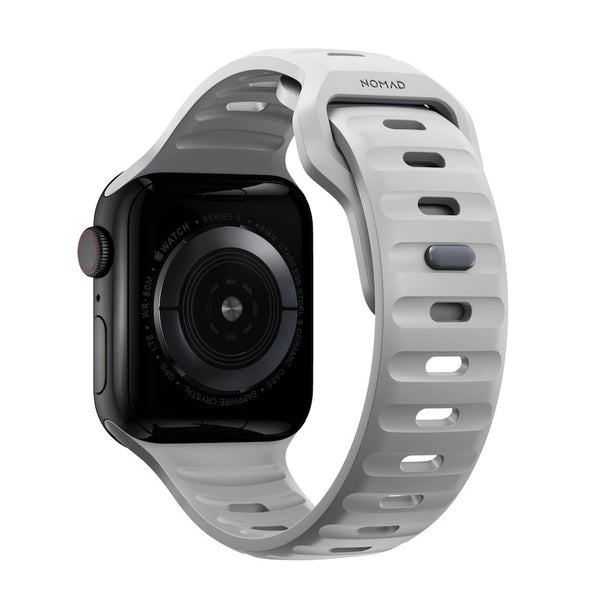 Nomad - Sport Strap for Apple Watch 42/44mm - Lunar Grey - Twin Flame Collections