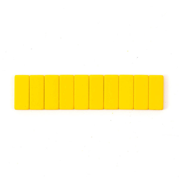 BLACKWING - PENCIL REPLACEMENT ERASERS - PACK OF 10 - YELLOW - Twin Flame Collections