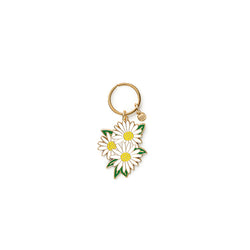 RIFLE PAPER CO - ENAMEL KEYCHAIN - DAISIES - Twin Flame Collections