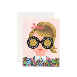 RIFLE PAPER CO - SINGLE CARD - MEADOW BIRTHDAY GIRL - Twin Flame Collections