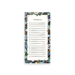 RIFLE PAPER CO - SHOPPING PAD - GARDEN PARTY BLUE - Twin Flame Collections