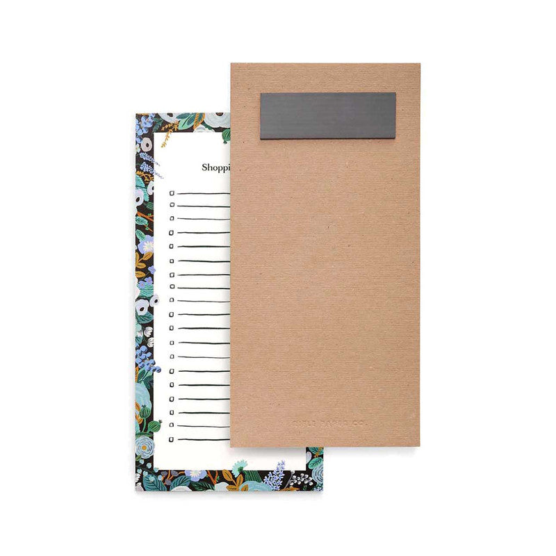 RIFLE PAPER CO - SHOPPING PAD - GARDEN PARTY BLUE - Twin Flame Collections