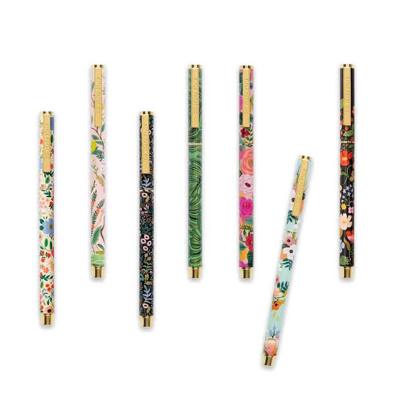 RIFLE PAPER CO - ROLLERBALL PEN - STRAWBERRY FIELDS - Twin Flame Collections