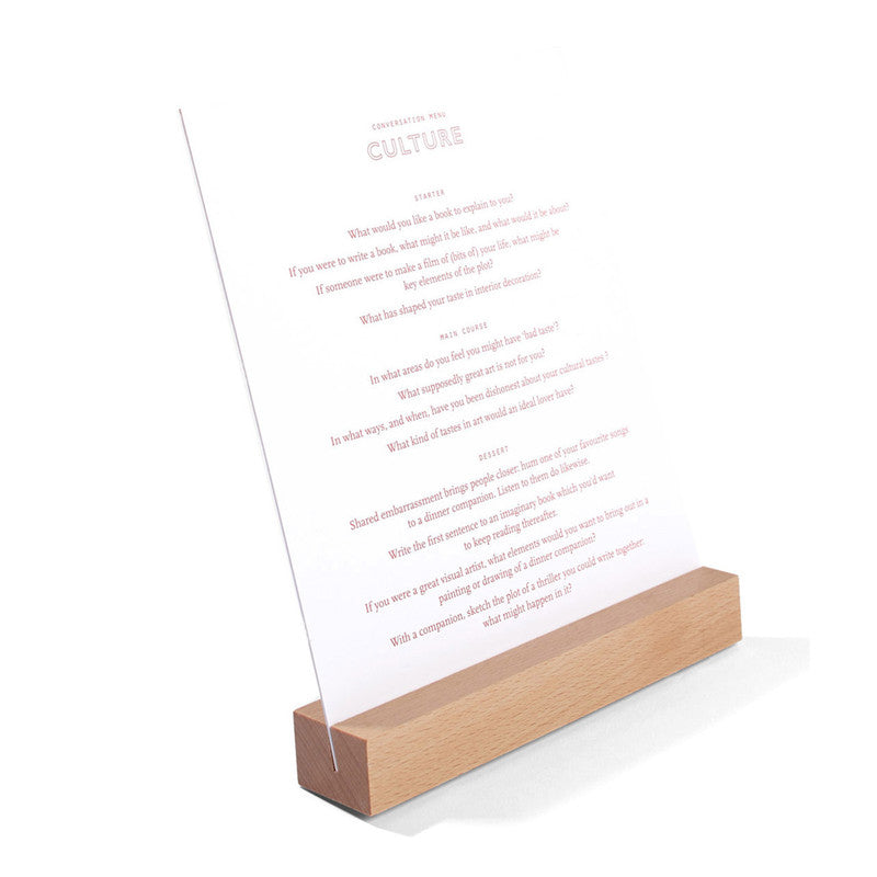 THE SCHOOL OF LIFE - CONVERSATION MENUS - Twin Flame Collections