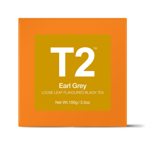 T2 Earl Grey Loose Leaf Gift Cube 100g - Twin Flame Collections