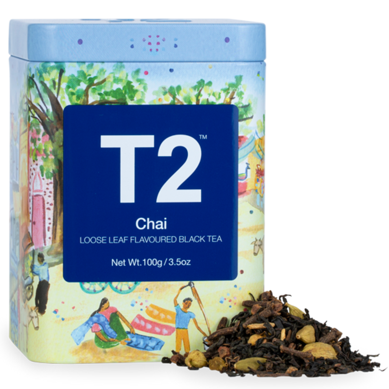 T2 Chai 100g Icon Tin - Twin Flame Collections