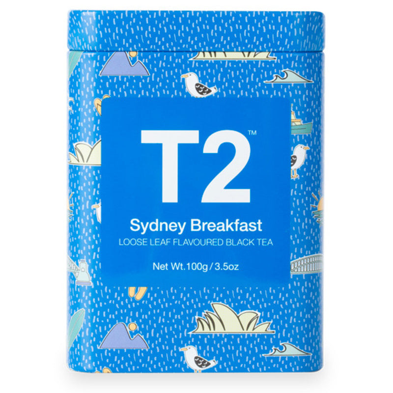 T2 Sydney Breakfast Loose Leaf 100g Icon Tin - Twin Flame Collections