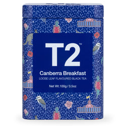 T2 Canberra Breakfast 100g Icon Tin - Twin Flame Collections