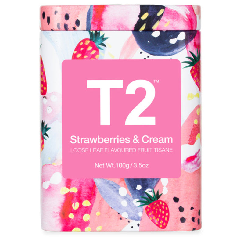 Strawberries & Cream 100g Icon Tin - Twin Flame Collections