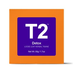 T2 Detox Loose Leaf Gift Cube 50g - Twin Flame Collections
