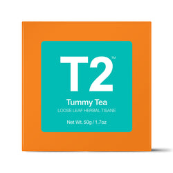 T2 Tummy Tea Loose Leaf Gift Cube 50g - Twin Flame Collections