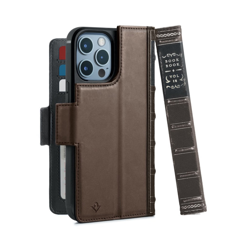 Twelve South - BookBook for iPhone 13 Pro Max - Brown - Twin Flame Collections