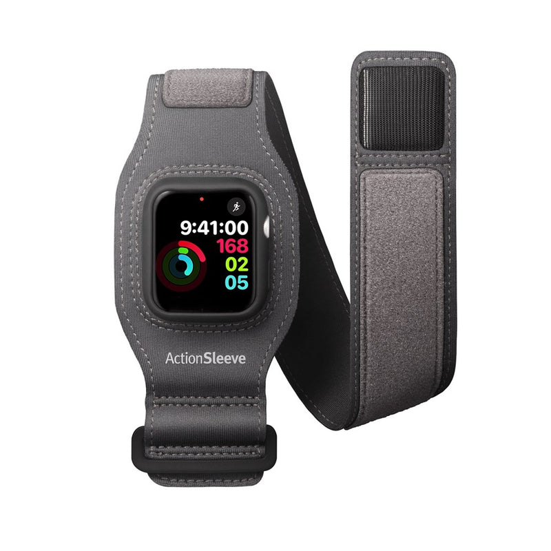 Twelve South - ActionSleeve 2 for Apple Watch 40mm - Grey - Twin Flame Collections