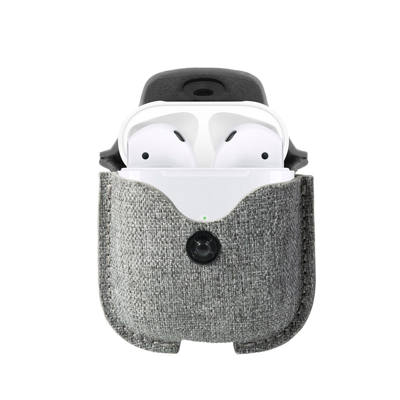 Twelve South - AirSnap Twill for AirPods - Fog - Twin Flame Collections