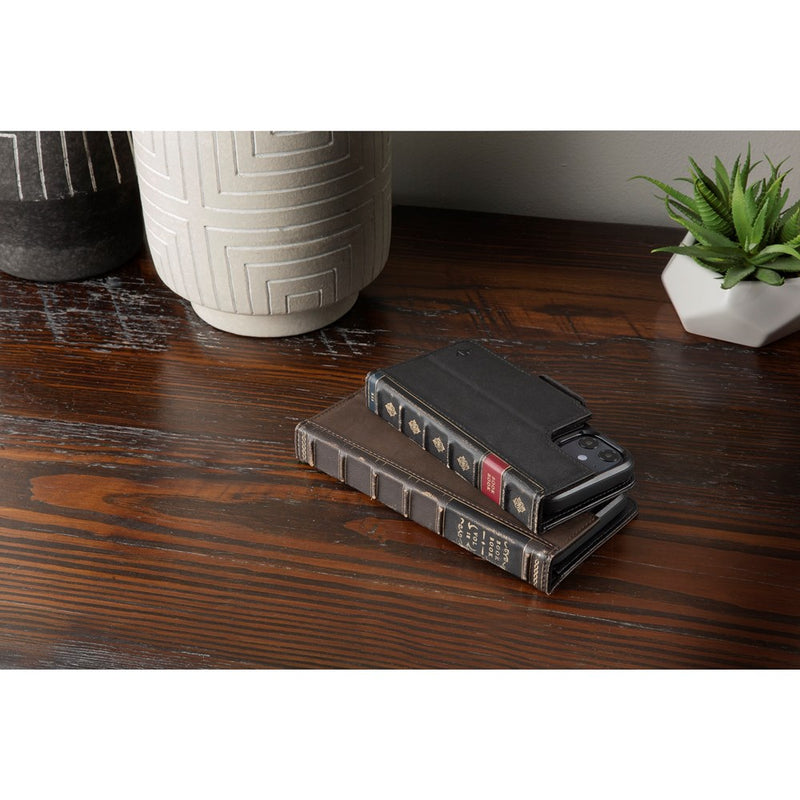 Twelve South - BookBook for iPhone 12 Mini - Black (MagSafe) - Twin Flame Collections