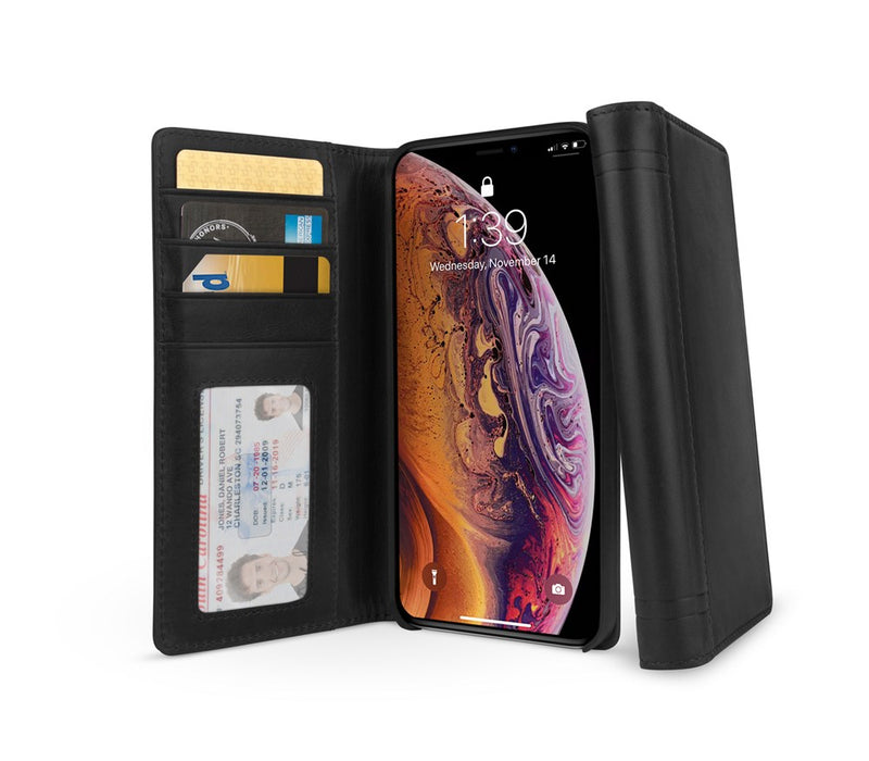 Twelve South - Journal for iPhone XS Max - Black - Twin Flame Collections