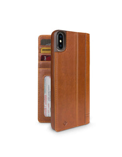 Twelve South - Journal for iPhone XS Max - Cognac - Twin Flame Collections