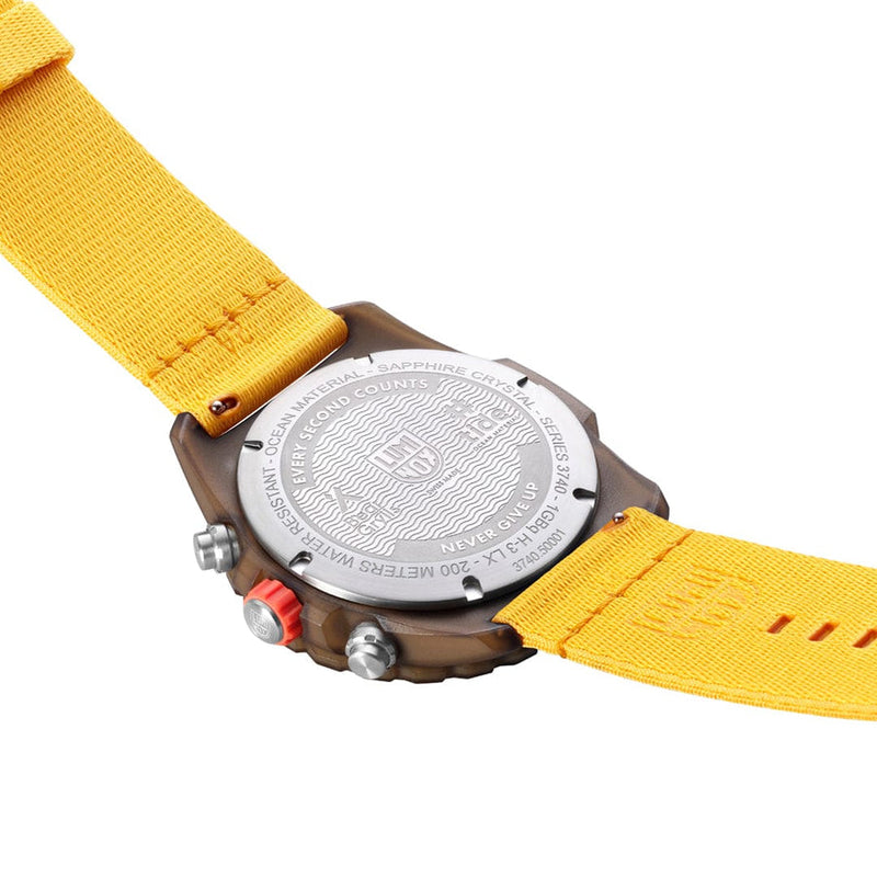 Luminox Bear Grylls Survival MASTER x #Tide ECO Chronograph Watch Yellow - Twin Flame Collections